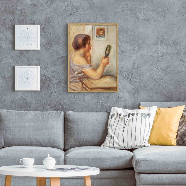 Wanddeko Wohnzimmer Auguste Renoir - Gabrielle mit Spiegel