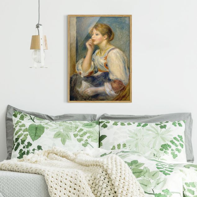 Wanddeko Wohnzimmer Auguste Renoir - Junges Mädchen mit Brief