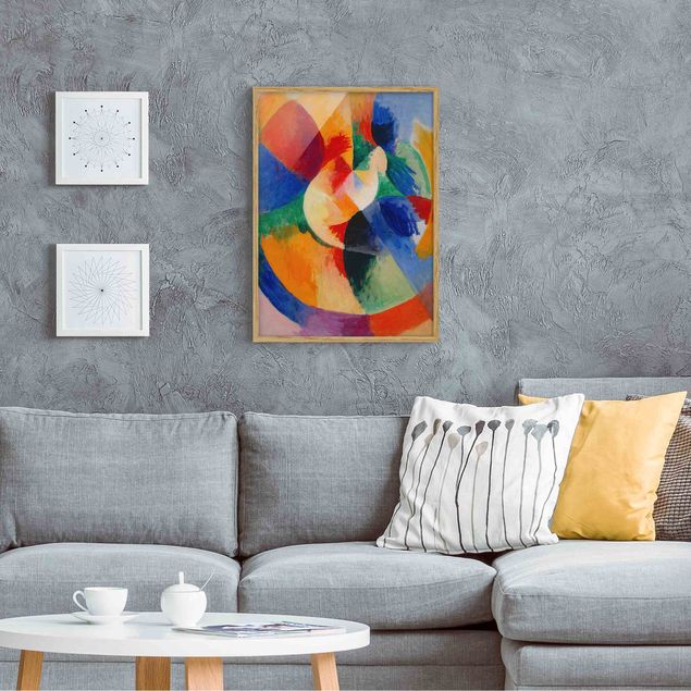 Wanddeko Flur Robert Delaunay - Kreisformen, Sonne