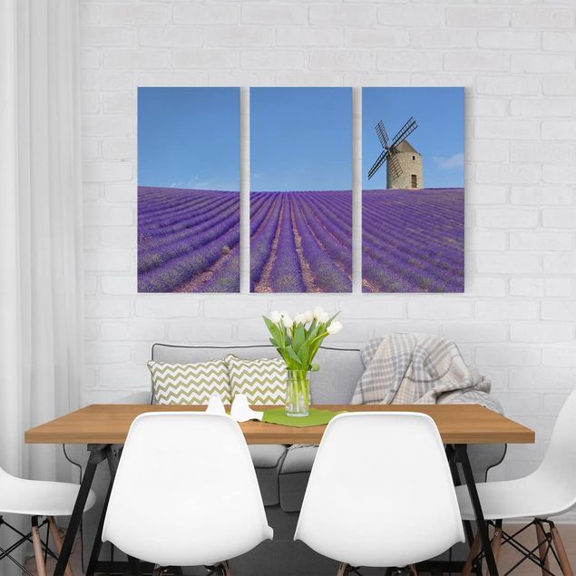 Wanddeko Schlafzimmer Lavendelduft in der Provence