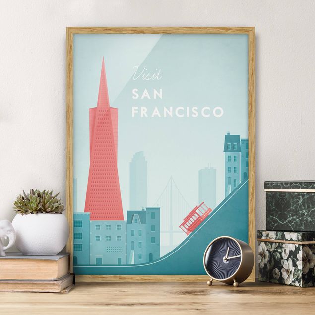 Deko Architektur Reiseposter - San Francisco