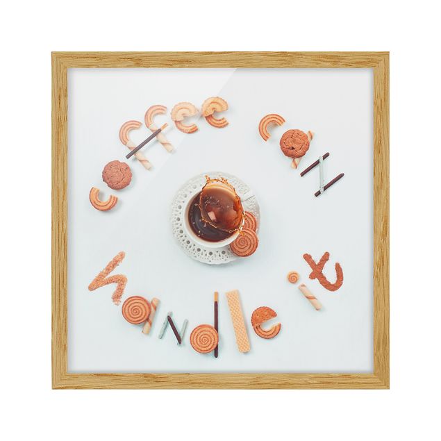 Wandbilder Modern Coffee can handle it