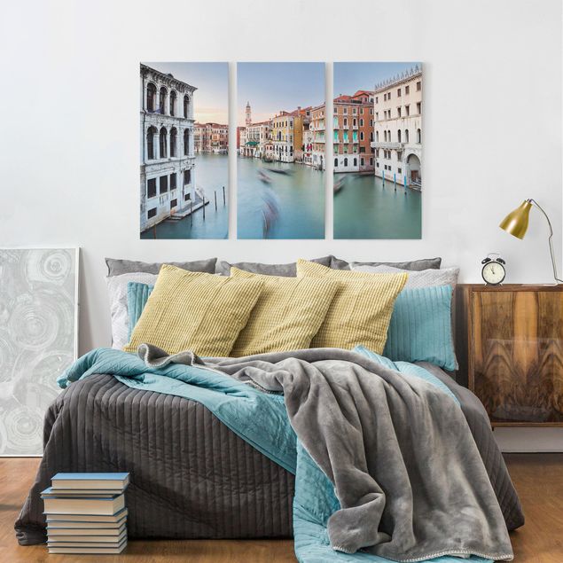Wanddeko Schlafzimmer Canale Grande Blick von der Rialtobrücke Venedig