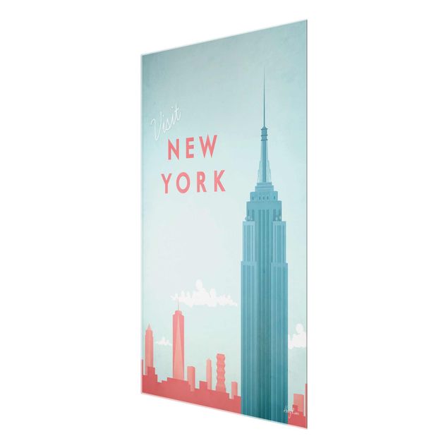 Wanddeko Esszimmer Reiseposter - New York