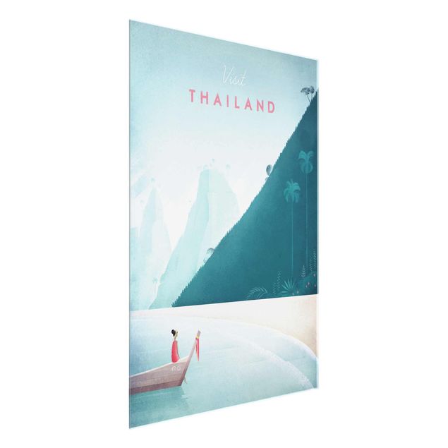 Wanddeko Esszimmer Reiseposter - Thailand