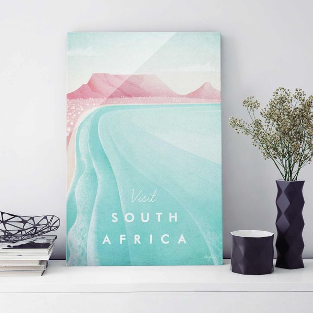 Wohndeko Afrika Reiseposter - Südafrika