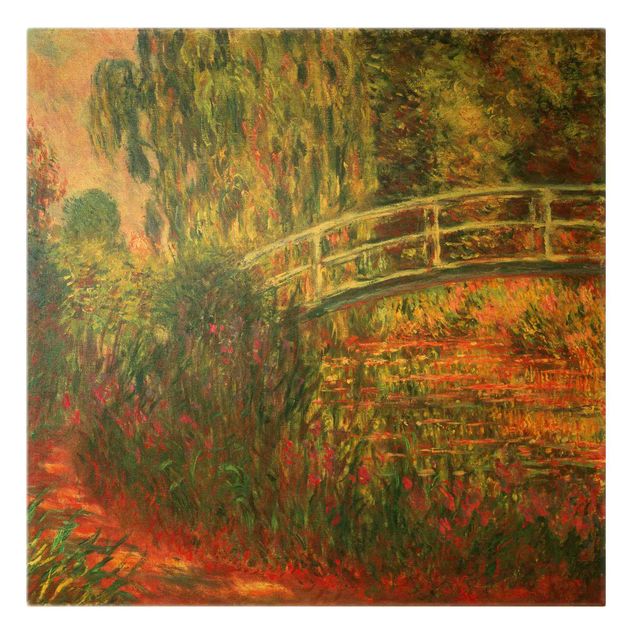 Wanddeko Esszimmer Claude Monet - Japanische Brücke im Garten von Giverny