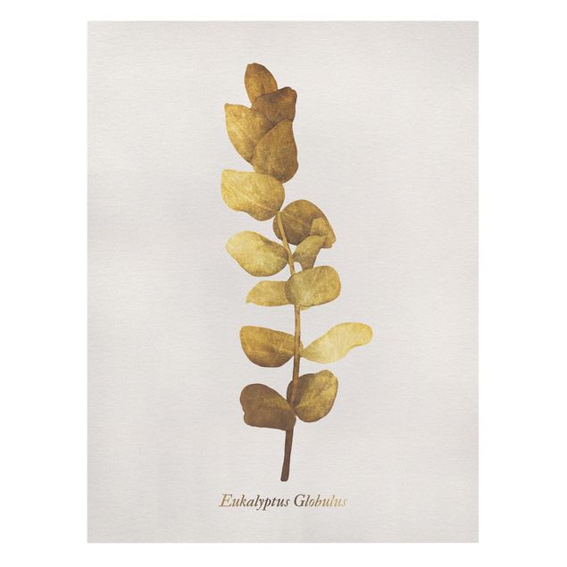 Wanddeko Esszimmer Gold - Eukalyptus