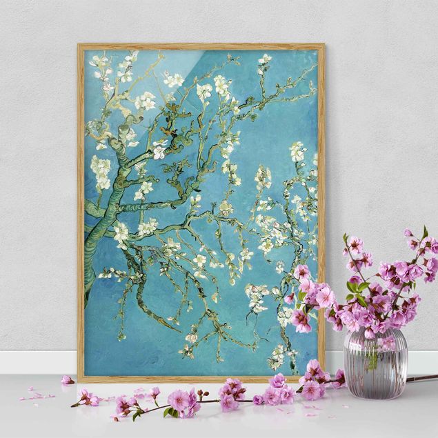 Wanddeko blau Vincent van Gogh - Mandelblüte