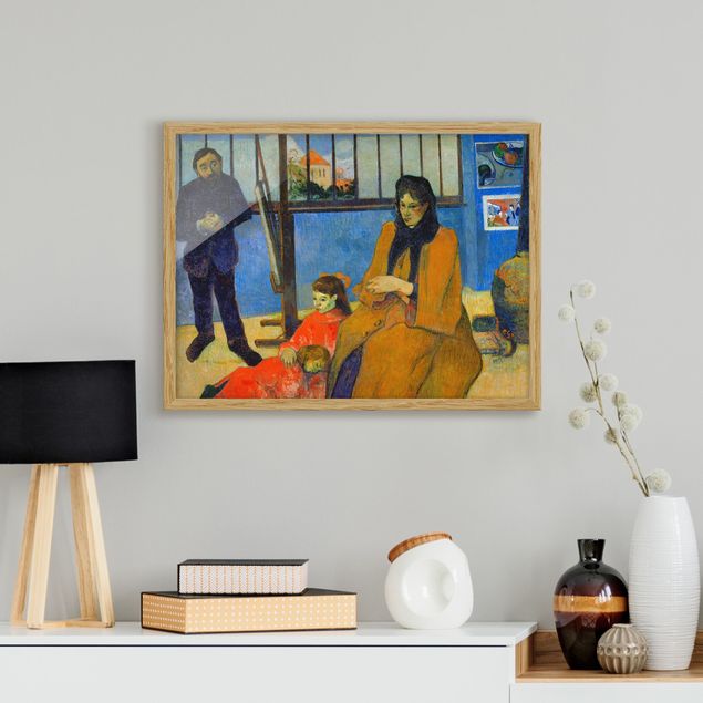 Wanddeko Wohnzimmer Paul Gauguin - Familie Schuffenecker