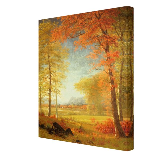 Romantik Bilder Albert Bierstadt - Herbst in Oneida County, New York