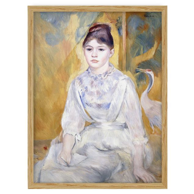 Wanddeko Flur Auguste Renoir - Junges Mädchen mit Schwan