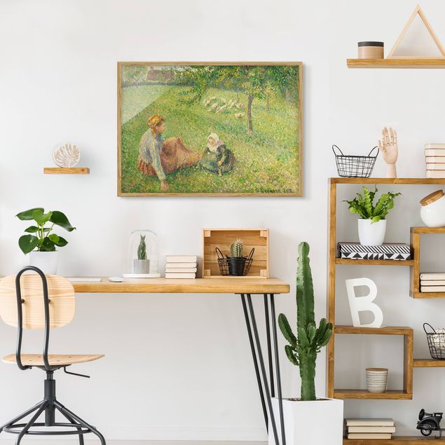 Wanddeko Schlafzimmer Camille Pissarro - Gänsehirtin