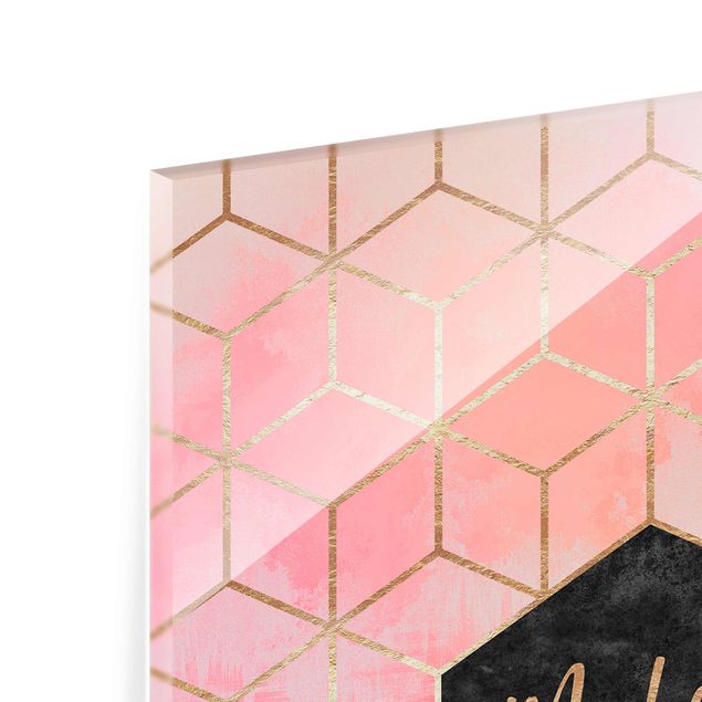 Wanddeko Treppenhaus Make It Happen Geometrie Pastell