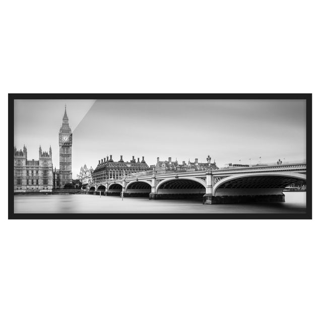 Wanddeko Schlafzimmer Westminster Brücke und Big Ben