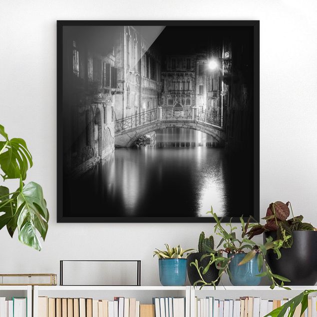 Wanddeko Wohnzimmer Brücke Venedig