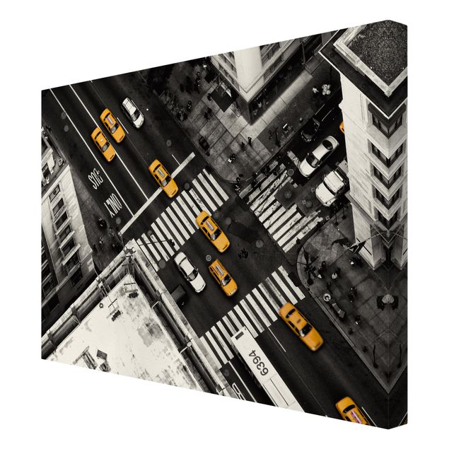 Wanddeko Esszimmer New York City Cabs