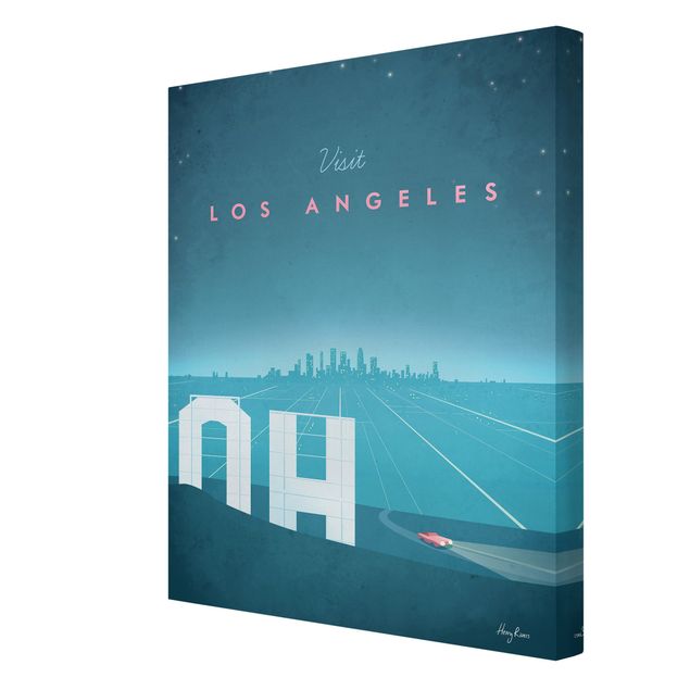 Wanddeko Esszimmer Reiseposter - Los Angeles