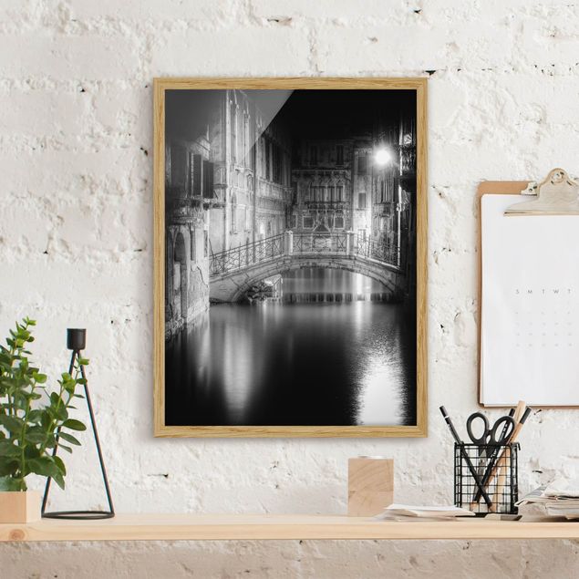 Wanddeko Wohnzimmer Brücke Venedig
