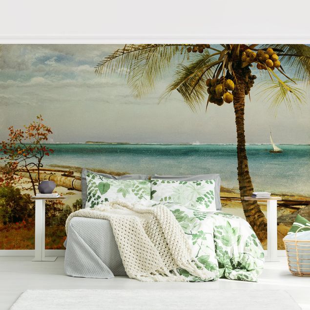 Wanddeko Wohnzimmer Albert Bierstadt - Küste in den Tropen