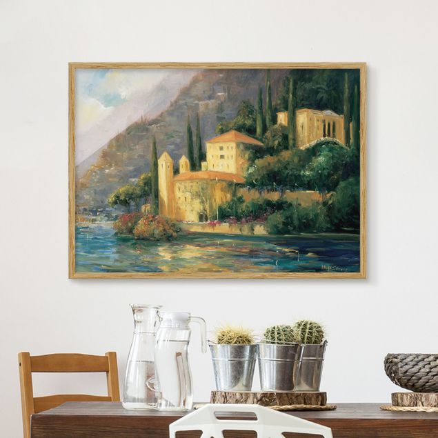 Wandbilder Italien Italienische Landschaft - Landhaus
