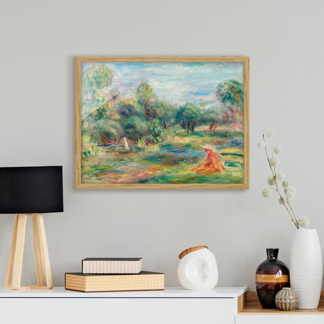 Wanddeko Wohnzimmer Auguste Renoir - Landschaft bei Cagnes