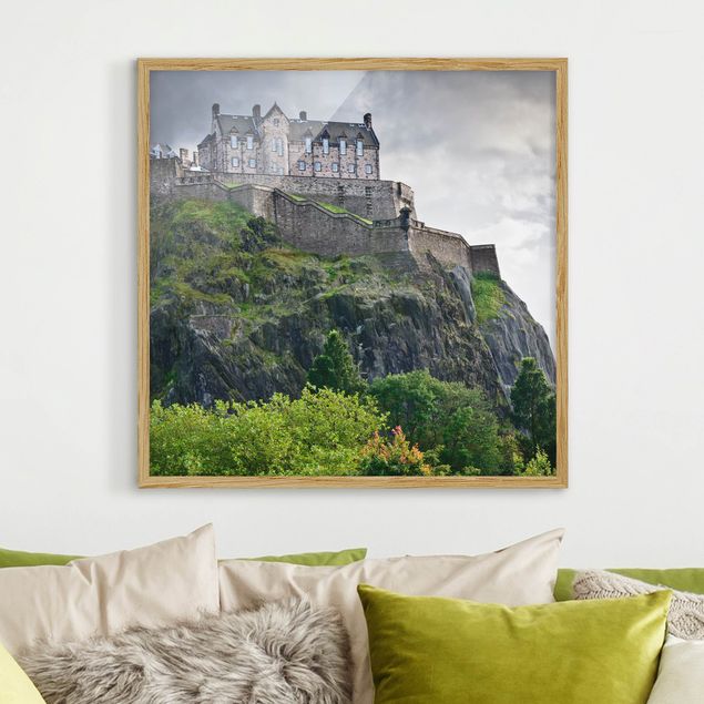 Wanddeko Wohnzimmer Edinburgh Castle
