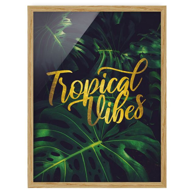 Wanddeko Flur Dschungel - Tropical Vibes