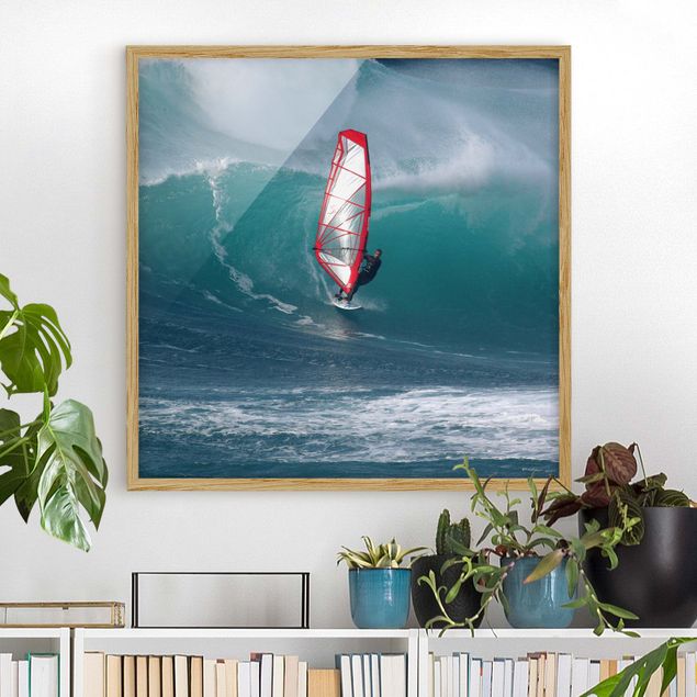 Strandbilder mit Rahmen The Surfer