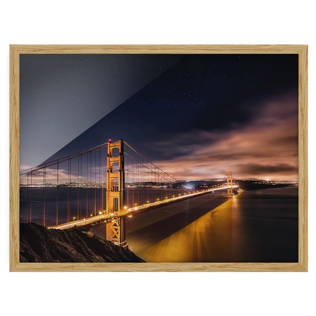 Wanddeko Flur Golden Gate to Stars