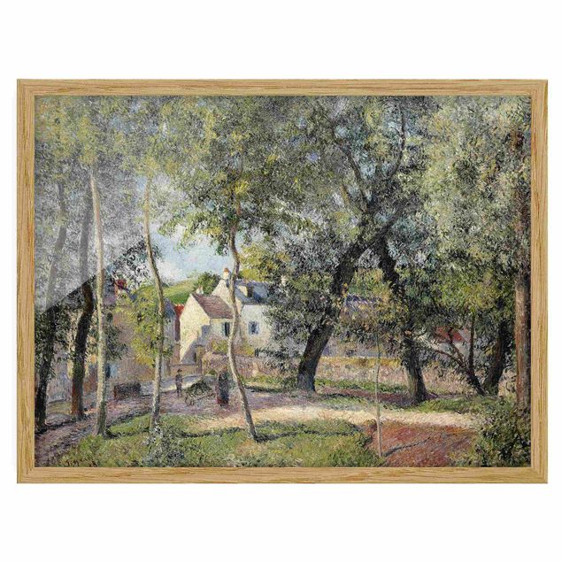 Pointillismus Bilder Camille Pissarro - Landschaft bei Osny