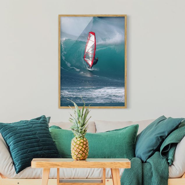 Strandbilder mit Rahmen The Surfer