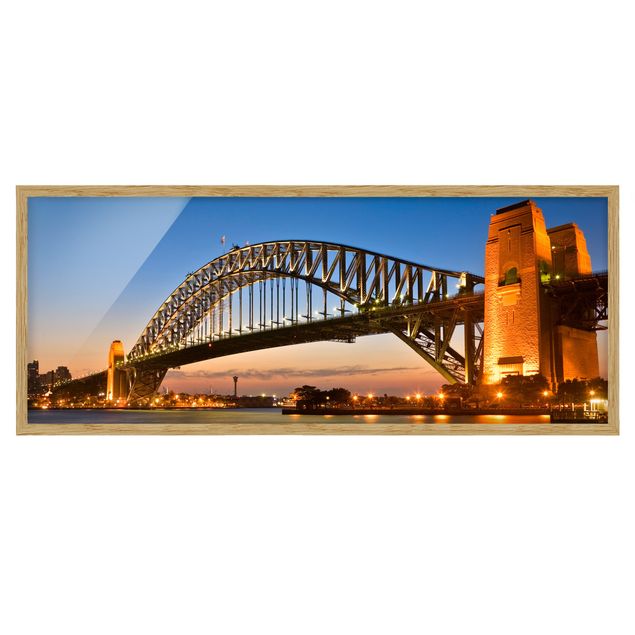 Wanddeko Esszimmer Harbour Brücke in Sydney