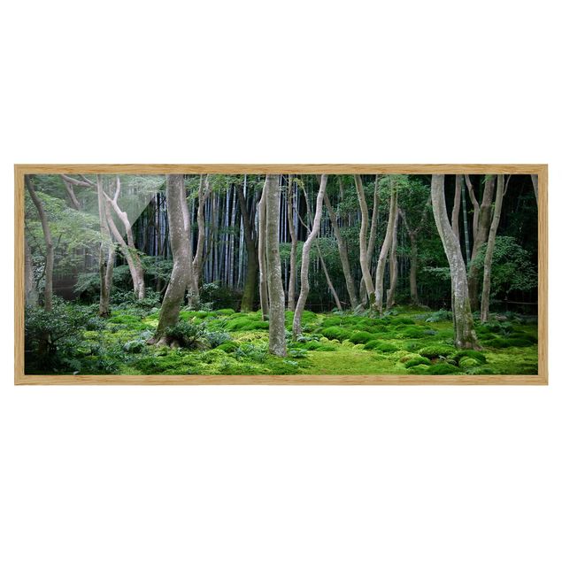 Wanddeko Esszimmer Japanischer Wald