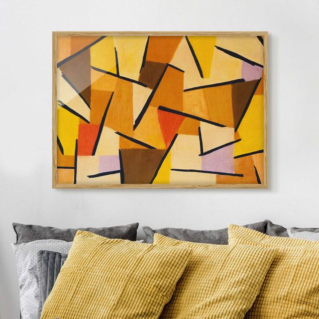 Wanddeko Wohnzimmer Paul Klee - Harmonisierter Kampf