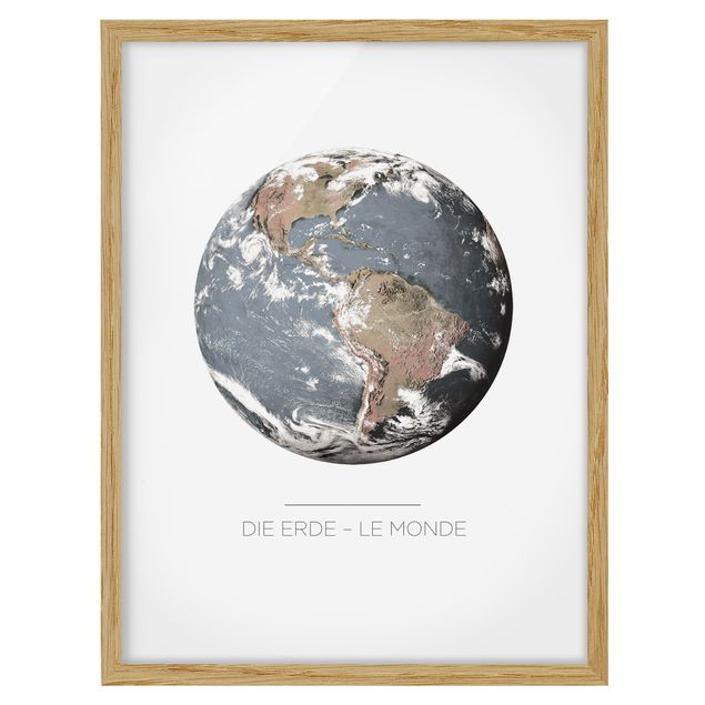 Wanddeko Flur Le Monde - Die Erde
