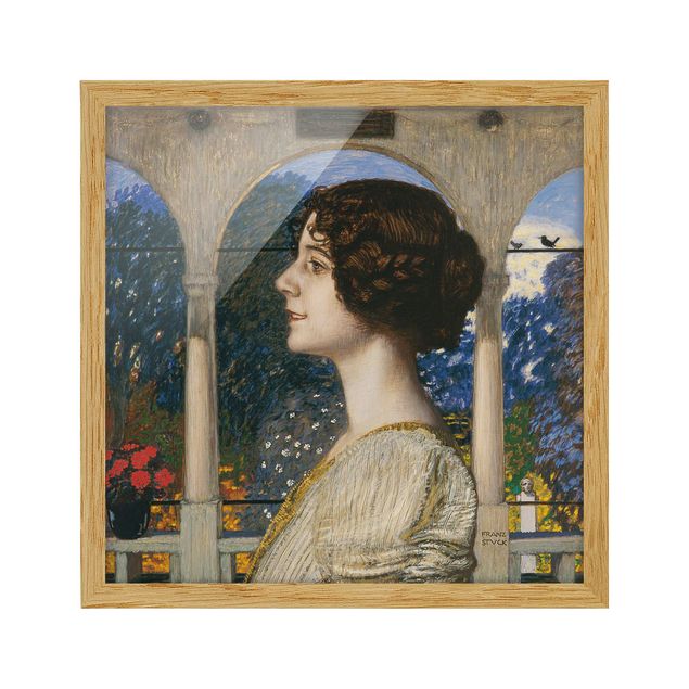 Wanddeko Flur Franz von Stuck - Weibliches Portrait