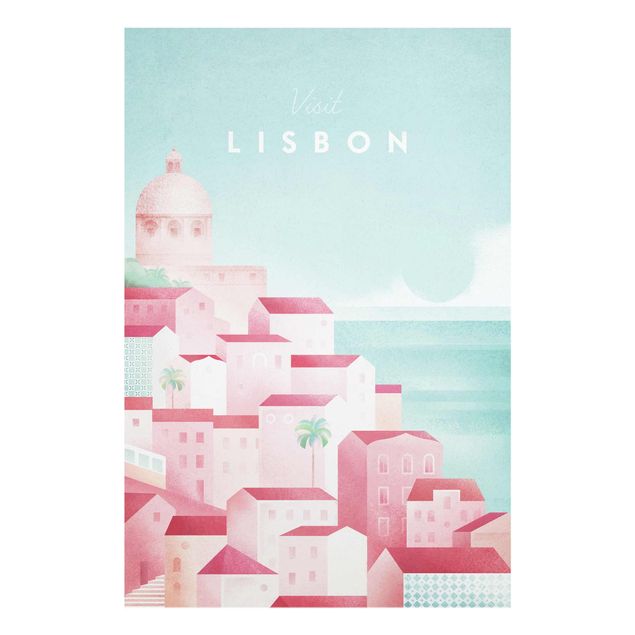 Wanddeko Büro Reiseposter - Lissabon