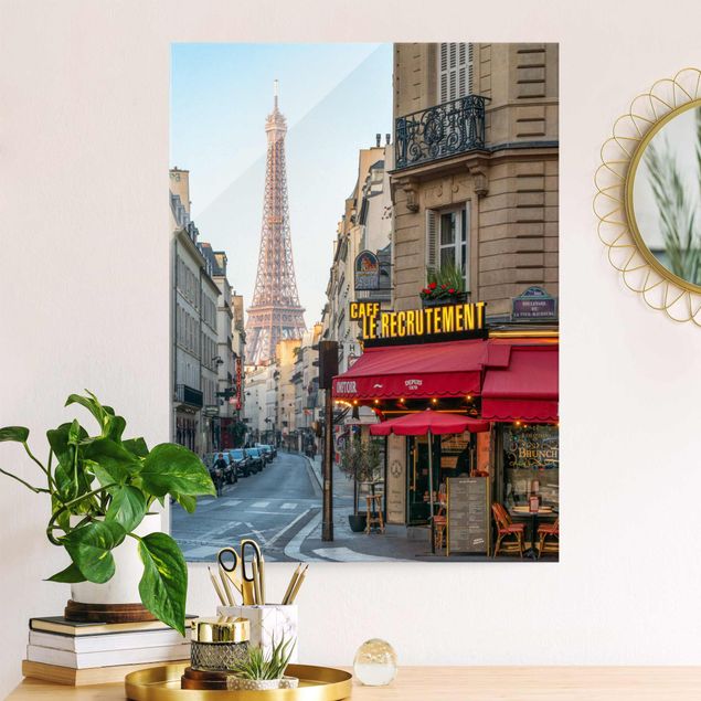 Küchen Deko Straße von Paris
