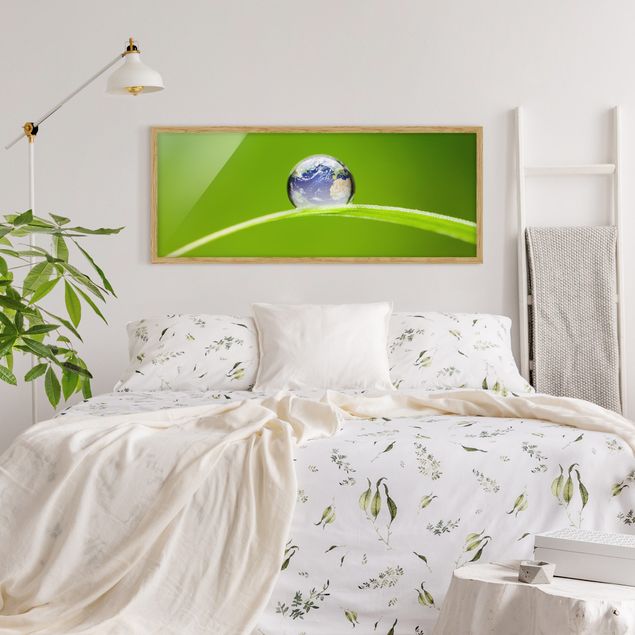 Wanddeko Schlafzimmer Grüne Hoffnung