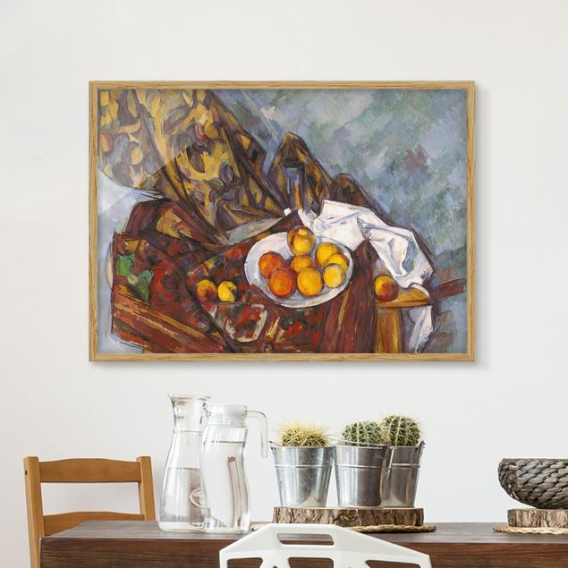Wanddeko Wohnzimmer Paul Cézanne - Stillleben Früchte