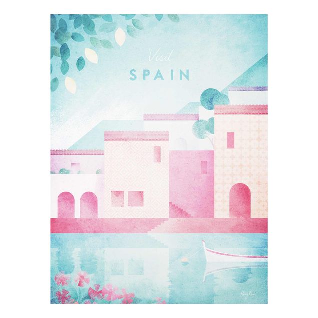 Wanddeko Jugendzimmer Reiseposter - Spanien
