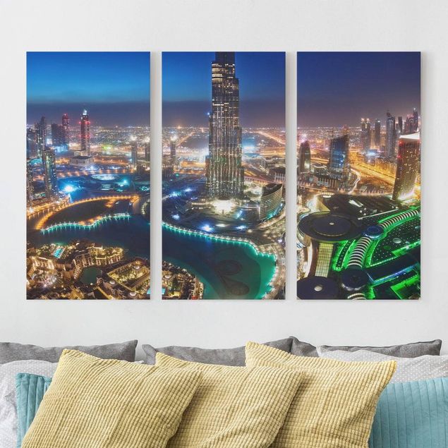 Wanddeko Wohnzimmer Dubai Marina