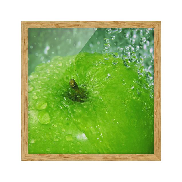 Wanddeko Büro Green Apple