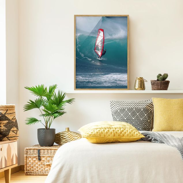 Wanddeko Schlafzimmer The Surfer