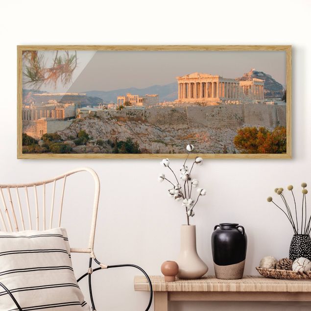 Wanddeko Wohnzimmer Akropolis