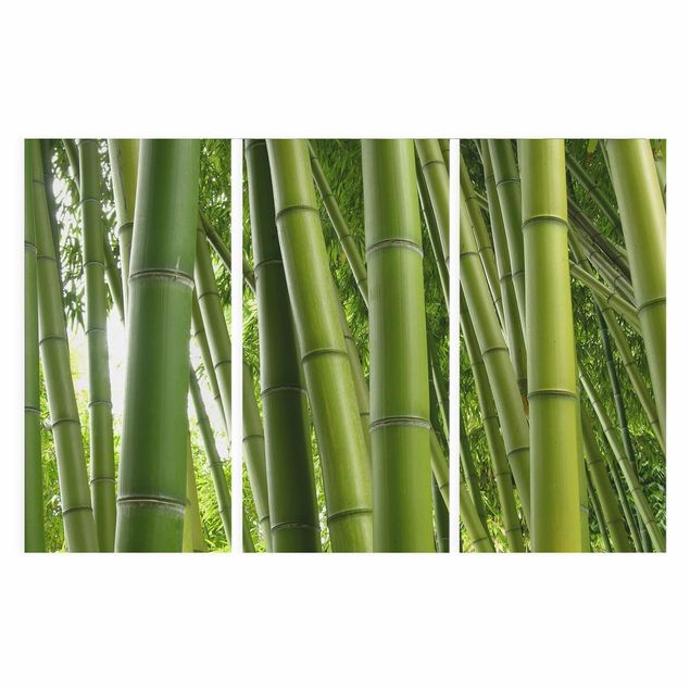 Wanddeko Esszimmer Bamboo Trees