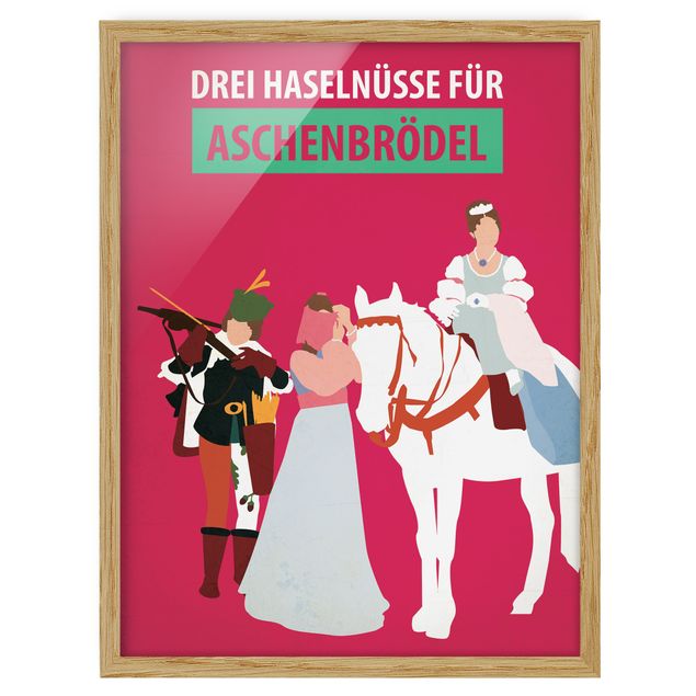 Wanddeko Flur Filmposter Drei Haselnüsse für Aschebrödel