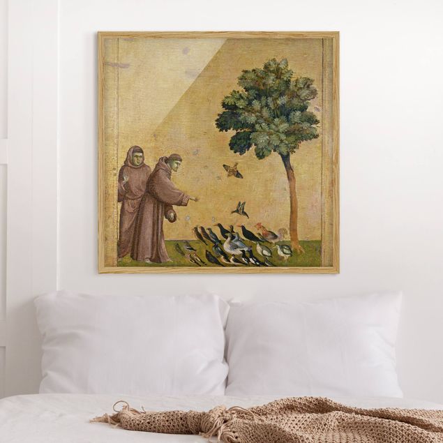Wanddeko Wohnzimmer Giotto di Bondone - Der Heilige Franziskus