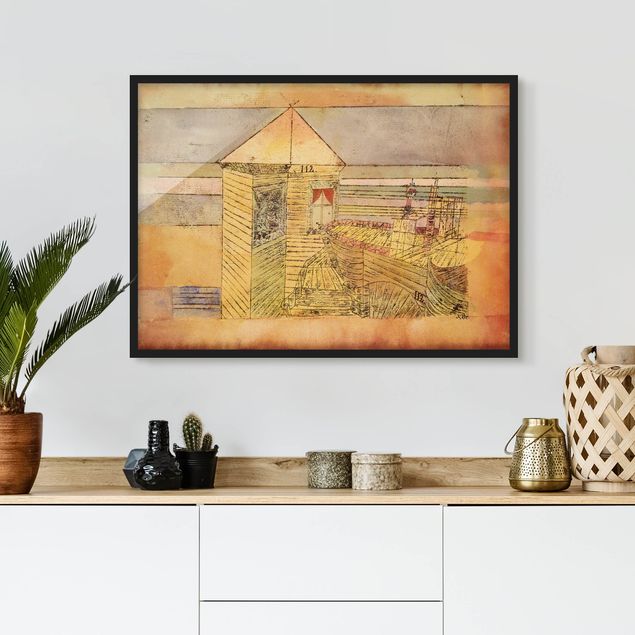 Wanddeko Wohnzimmer Paul Klee - Wunderbare Landung